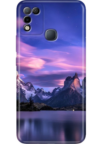 Infinix Hot 10 Play Kılıf Desenli Baskılı Esnek Silikon Kapak Kuzey