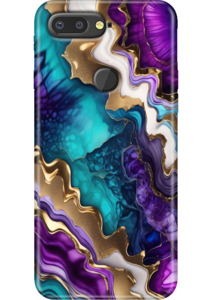 General Mobile Gm 9 Pro Kılıf Desenli Esnek Silikon Kapak Uv Keskin Ametist