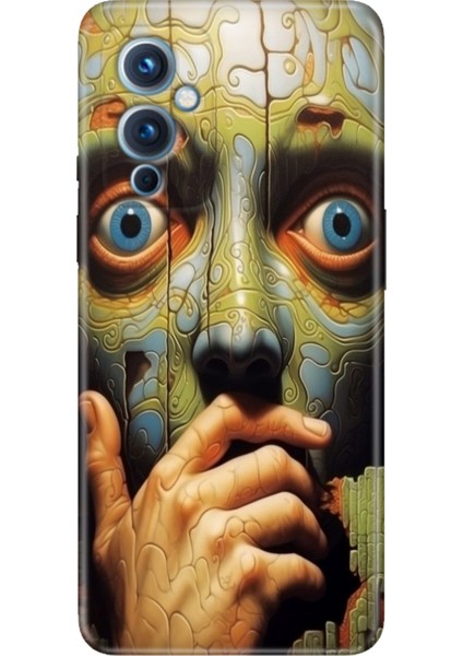 Oneplus 9 Kılıf Desenli Silikon Renkli Tpu Uv Iluzyon