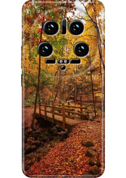 Xiaomi Mi 14 Ultra Kılıf Renkli Rubber Desen Silikon Kasımda Aşk