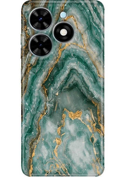 Tecno Spark Go 2024 Kılıf Baskılı Esnek Silikon Kapak Granit