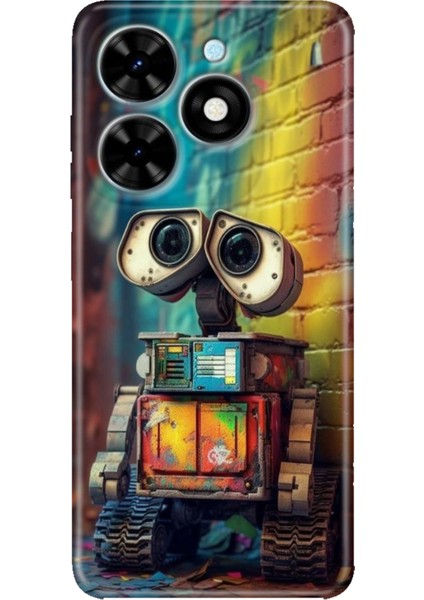 Tecno Spark Go 2024 Kılıf Baskılı Esnek Silikon Kapak Robotic