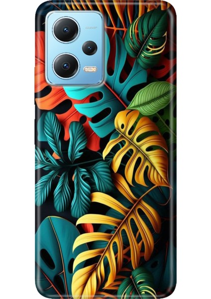 Xiaomi Redmi Note 12 4g Kılıf Desenli Design Silikon Renkli Orman