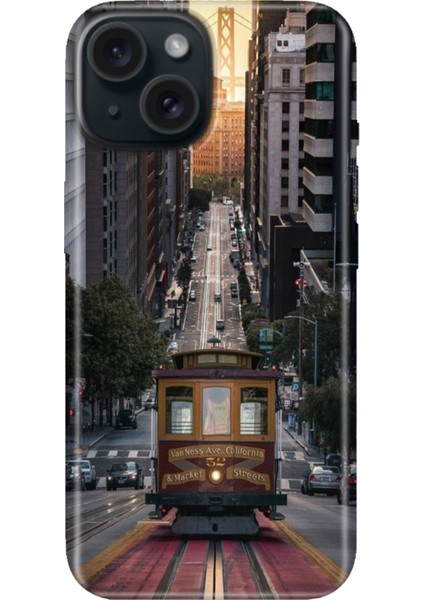 iPhone 13 - 14 Kılıf Desenli Kapak Renkli Tpu Uv California