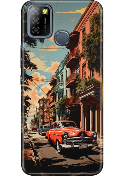 Infinix Smart 5 Uyumlu Kılıf Renkli Smart 5 Silikon Küba