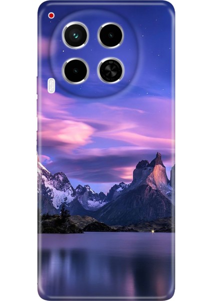 Tecno Camon 30 Kılıf (Cl6) Uyumlu Silikon Desenli Kapak Kuzey