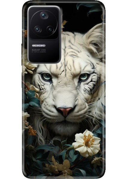 Xiaomi Poco F4 Kılıf Desenli Kapak Renkli Ermer Aslan