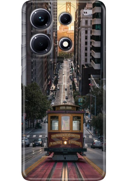 Infinix Note 30 Pro Kılıf 6.67" Desenli Baskılı Esnek Silikon Kapak California