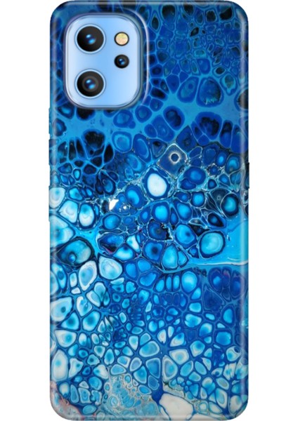 Reeder S19 Max Pro Kılıf Silikon Tema Baskı Uv Derin Mavi