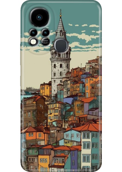 Infinix Hot 11S Uyumlu Kılıf Renkli Tpu Silikon Galata