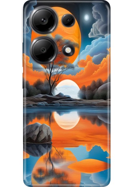 Xiaomi Redmi Note 13 Pro 4g Kılıf Renkli Tasarım Esnek Silikon Afrika