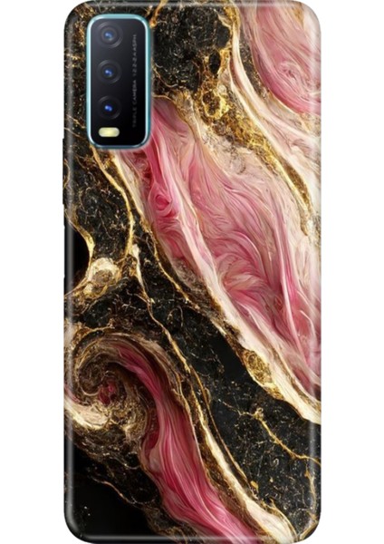 Vivo Y20 Y20S Y11S Uyumlu Kapak Kılıf Desenli Kapak Renkli Tpu Uv Seattle Mermer