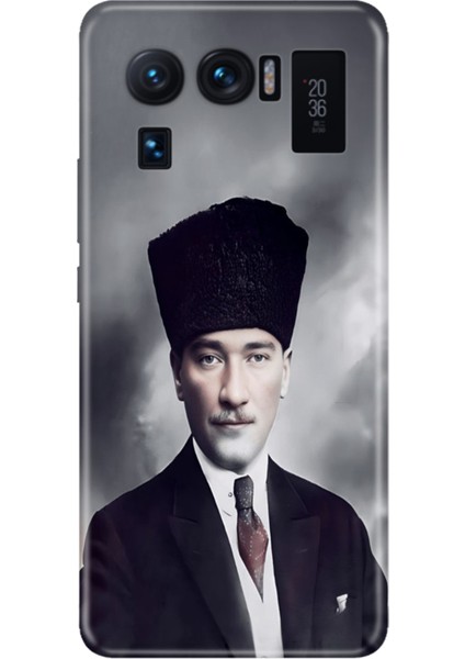 Xiaomi Mi 11 Ultra Kılıf Desenli Outlet Silikon Atatürk