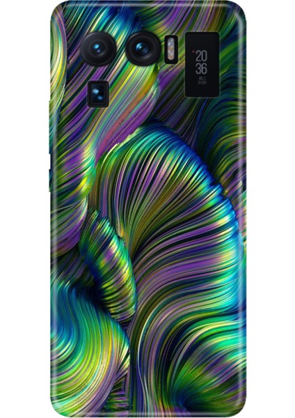 Xiaomi Mi 11 Ultra Kılıf Desenli Outlet Silikon Holographic