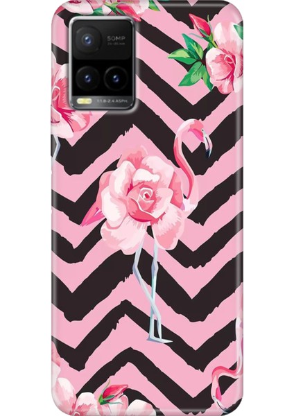 Vivo Y21S Y33S Y32 Kılıf Desenli Silikon Esnek Kapak Flamingo