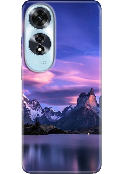 Oppo A60 Kılıf (CPH2631) Uyumlu Silikon Desenli Kalıplı Ermer Kuzey