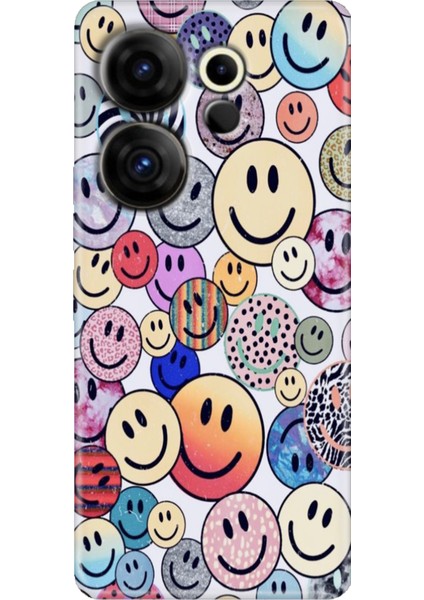 Tecno Camon 20 Premier 5g Kılıf (CK9N) Uyumlu Desenli Silikon Emojix
