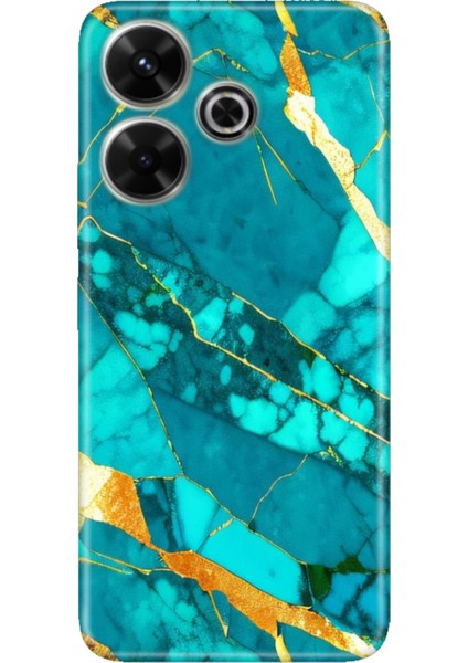 Xiaomi Redmi 13 4g Kılıf Renkli Tpu Baskı Ermer Silikon Prag Mermer
