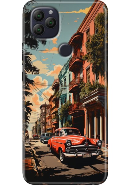 General Mobile Gm 22 - 22S Kılıf Desenli Rubber Silikon Küba