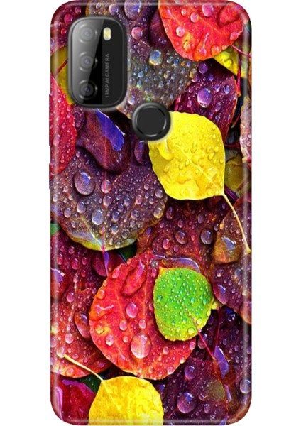 Reeder P13 Blue Max 2021 Kılıf Rubber Baskı Silikon Cover Sonbahar