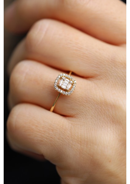 14 Ayar Altın Ince Baget Yüzük fırsatları