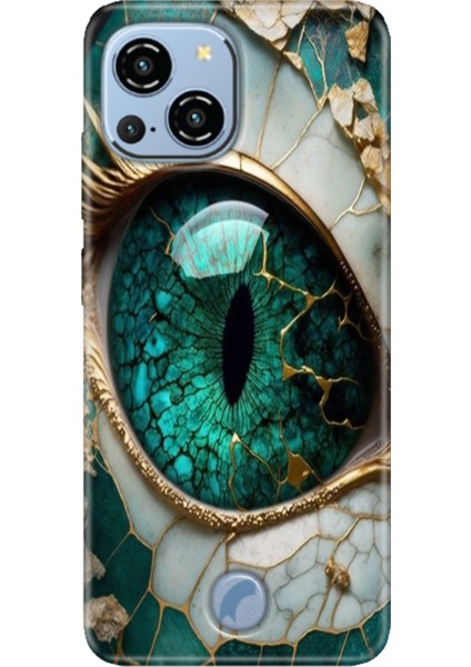 Reeder S23 Pro Max Kılıf Resimli Arka Kapak Silikon Kapak Tanrıça Gözü