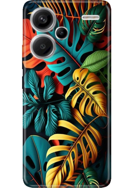 Xiaomi Redmi Note 13 Pro Plus 5g Kılıf Tasarım Outlet Silikon Renkli Orman