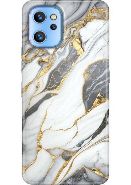 Reeder S19 Max Pro Kılıf Silikon Tema Baskı Uv Arsos Mermer