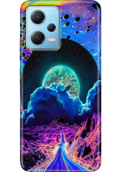 Xiaomi Redmi Note 12 4g Kılıf Desenli Design Silikon Dream Road