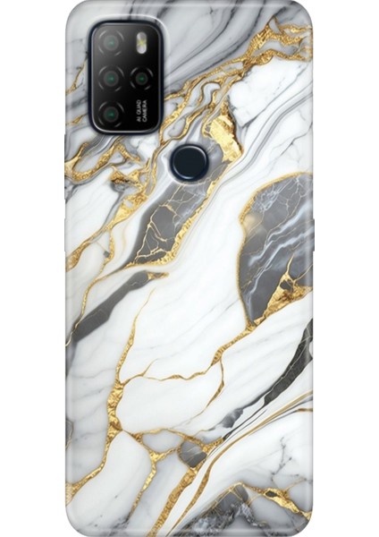 Omix X300 / Omix X500 Kılıf Hd Silikon Arsos Mermer