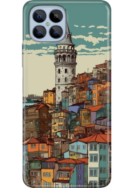 Omix X600 Kılıf Renkli Esnek Silikon Galata