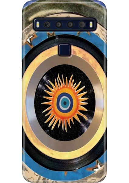 Tcl 10L Kılıf Baskılı 6.53" Silikon Renkli Resimli Arka Kapak Nazar