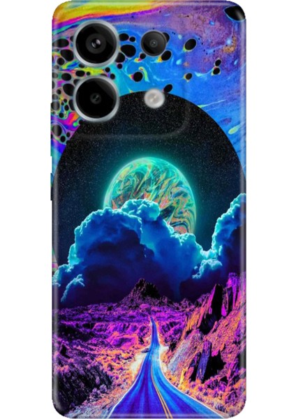 Redmi Note 13 Pro 5g / Poco X6 Kılıf Renkli Esnek Silikon Dream Road
