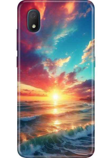 Tcl L7 Kılıf Desenli Silikon Renkli Phone Case Okyanus