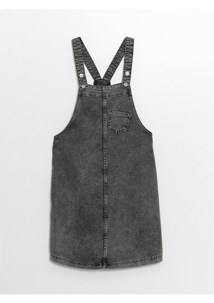 Yeni Sezon Kare Yaka Düz Askılı Kadın Jean Salopet Elbise indirimleri