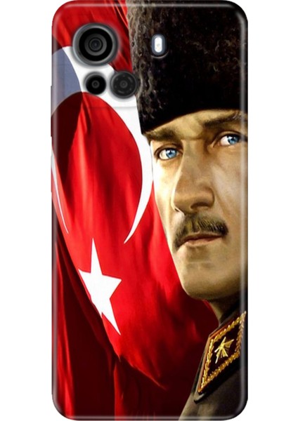Casper Via F30 Uyumlu Kılıf Desenli Silikon Renkli Tpu Uv Mustafa Kemal