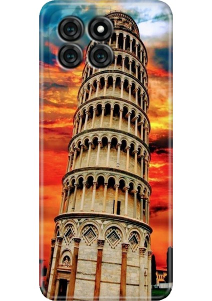 Reeder S71 Kılıf Desenli Kapak Renkli Tpu Uv Pizza Kulesi