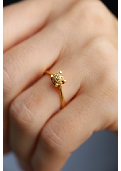 14 Ayar Altın Cimarlı Dorika Tektaş Yüzük fiyatları