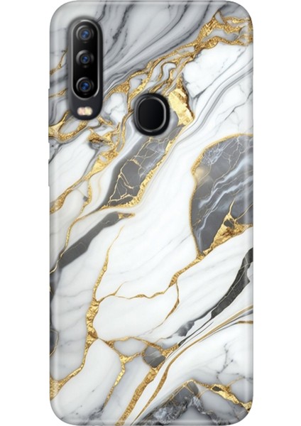 General Mobile Gm 20 Pro Kılıf Baskılı Silikon Case Uv Arsos Mermer