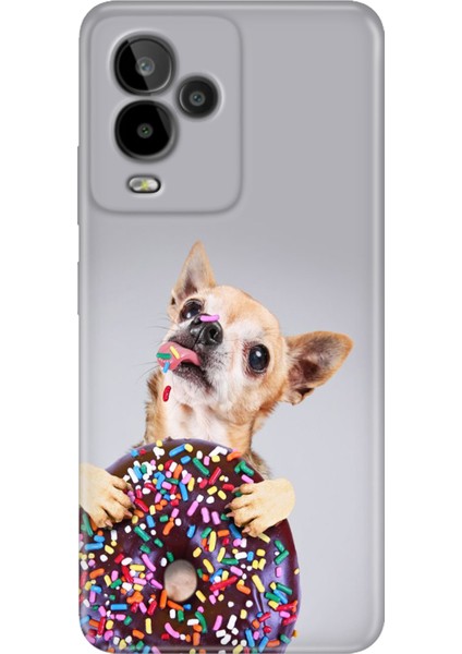 General Mobile Gm 24 Pro Kılıf Desenli Esnek Silikon Temalı Donut Dog