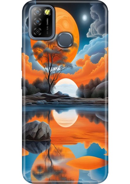 Infinix Smart 5 Uyumlu Kılıf Renkli Smart 5 Silikon Afrika