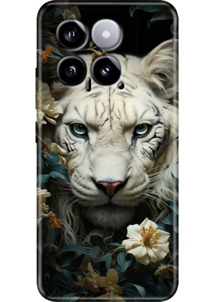Xiaomi Mi 14 Kılıf Renkli Rubber Kapak Silikon Aslan