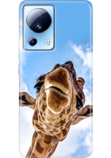 Xiaomi Mi 13 Lite Kılıf Desenli Mi 13 Lite Design Silikon Öpücük