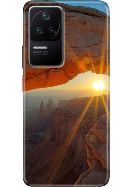 Xiaomi Poco F4 Kılıf Desenli Kapak Renkli Ermer Sun