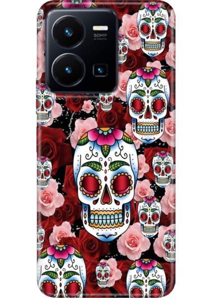 Vivo Y22S -Y35 Kılıf Desenli Kapak Renkli Tpu Uv Kabile