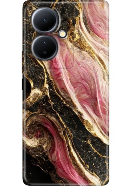 Vivo V29 Lite 5g Kılıf Egzotik Desenli Silikon Kampanyalı Kapak Seattle Mermer