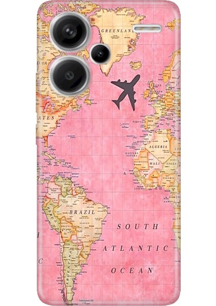 Xiaomi Redmi Note 13 Pro Plus 5g Kılıf Tasarım Outlet Silikon Map