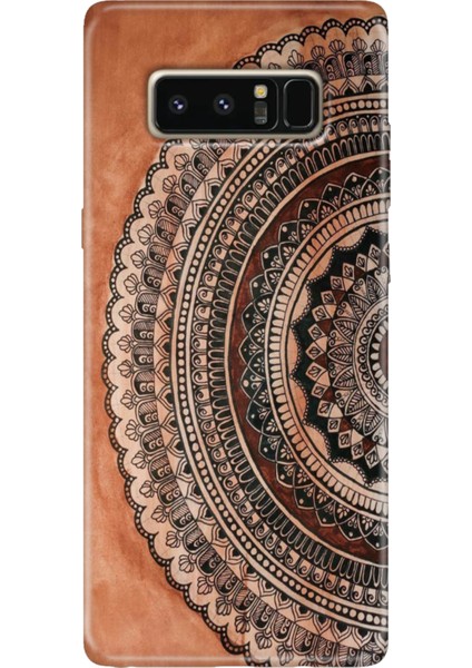 Samsung Galaxy Note 8 Kılıf Renkli Temalı Note8 Silikon Mat Max