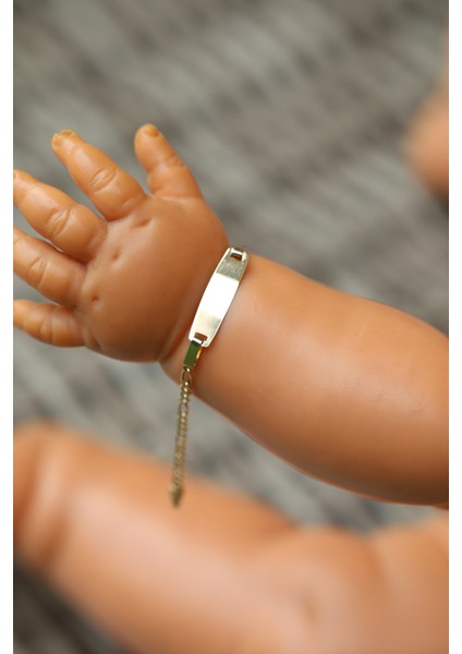 14 Ayar Altın Figaro Zincirli Çocuk Künyesi fiyatları