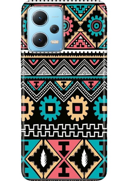 Xiaomi Redmi Note 12 4g Kılıf Desenli Design Silikon Etnik